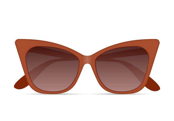 сонцезахисні окуляри на білому
 - Вектор, зображення