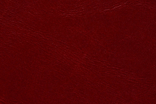 Textura de couro saturado em contraste tom vermelho
. - Foto, Imagem