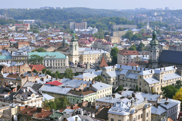 Architecture of the Ukrainian city of Lviv - Фото, изображение