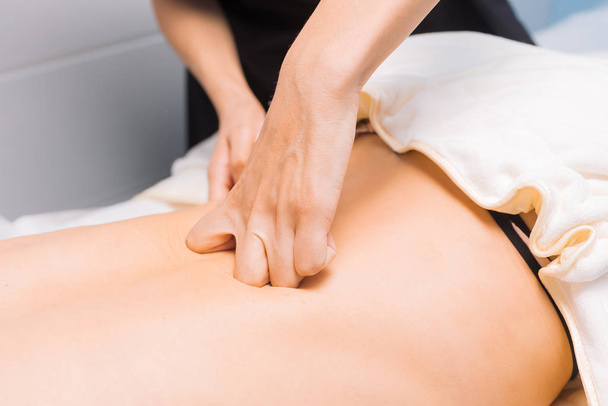 Back massage for spine and relaxation - Φωτογραφία, εικόνα