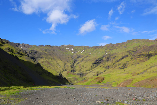 Typical landscape in Iceland  - Фото, изображение