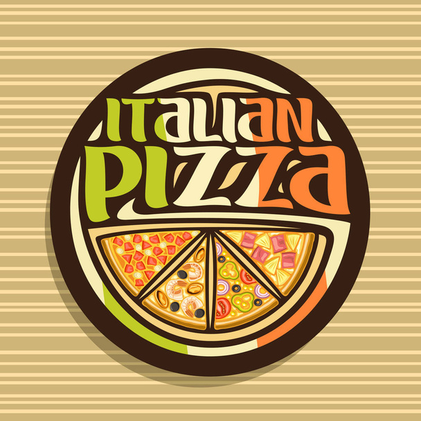 Διάνυσμα λογότυπο για Ιταλική Πίτσα - Διάνυσμα, εικόνα