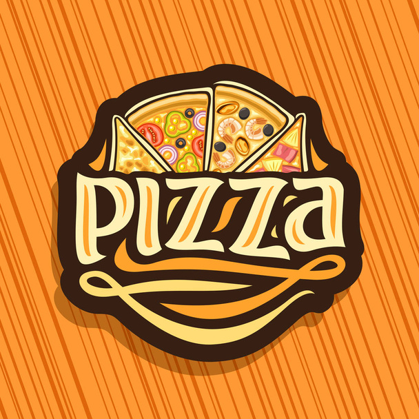 Vector logo for Italian Pizza - Vektor, kép