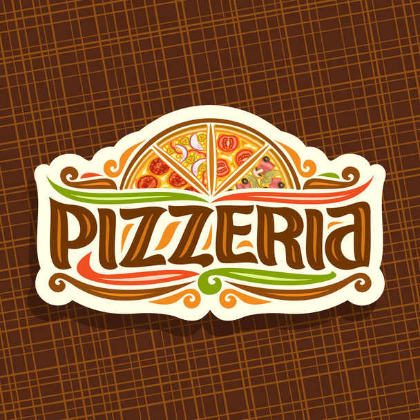 Logo vectorial para Pizzería Italiana
 - Vector, imagen