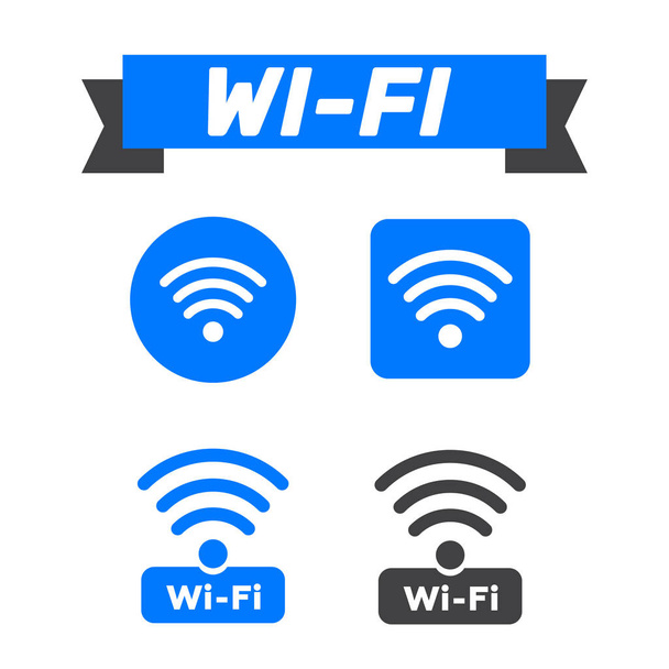icônes sans fil et wifi. Symbole de réseau sans fil icône wifi. Fil
 - Vecteur, image