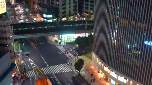 Kereszteződés a Ginza, Tokió - Felvétel, videó