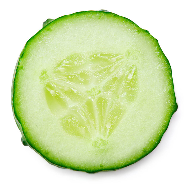 Cucumber isolated on a white - Zdjęcie, obraz