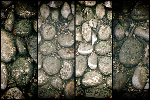 Textura de pedra, nível de superfície de rocha, fundo de seixo para web site ou dispositivos móveis
 - Foto, Imagem