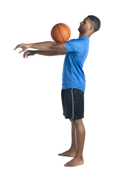 man balancing ball - Фото, изображение