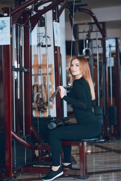 girl in a gym - Photo, Image