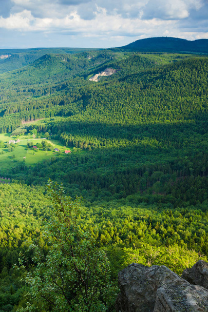 View of the forests in Northern Bohemia, Czech Republic - Photo, Image