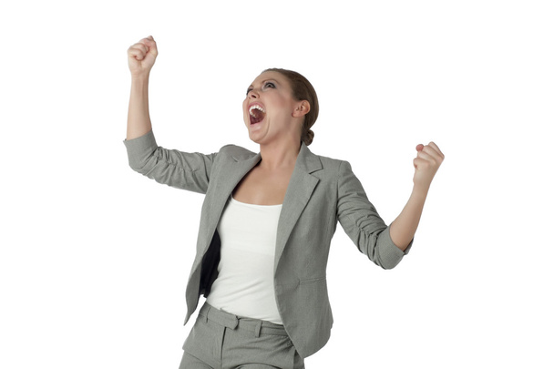 screaming businesswoman - Фото, изображение