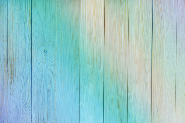 Wooden texture. Old blue texture of the wooden vertical panels a - Φωτογραφία, εικόνα