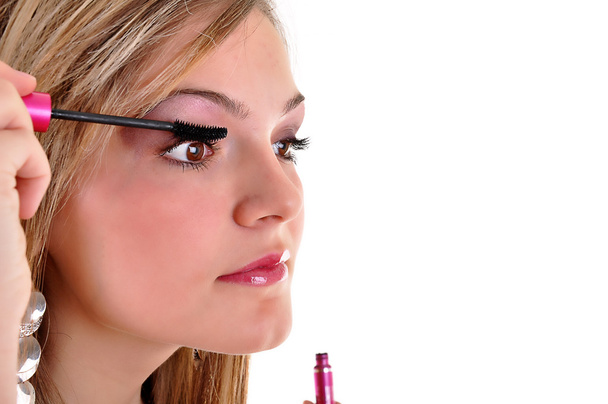 Young woman makeup - Foto, imagen