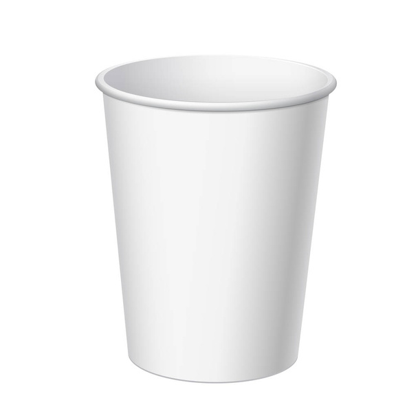 Realistic Disposable Plastic Cup - Vettoriali, immagini