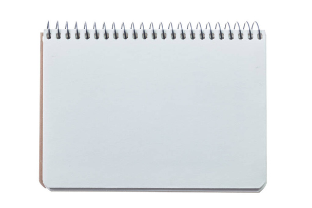 Ufficio notebook a spirale isolato su bianco
 - Foto, immagini