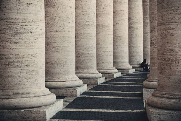 Historical corridor in Vatican City - Zdjęcie, obraz