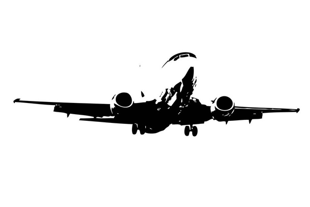 Business jet drawing art illustration - Photo, Image