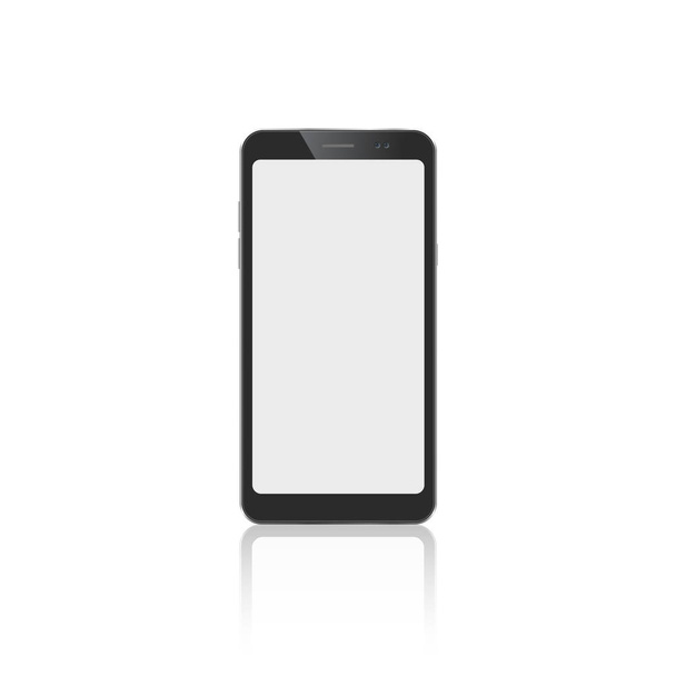 Dispositivo Smartfone Mockup, nuevo dibujo del vector del teléfono aislado sobre fondo blanco
 - Vector, imagen