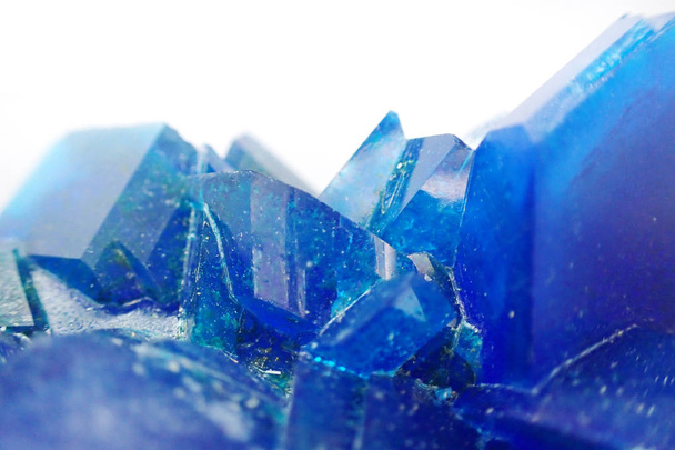 textura mineral azul vitriol
 - Foto, Imagem