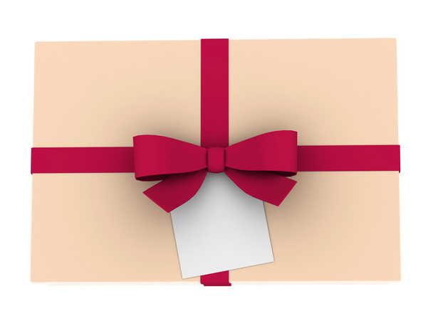 Gift box with ribbon - Foto, Bild