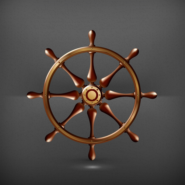 Ship's wheel, 10eps - Vector, Image