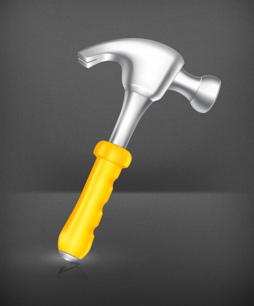 Hammer, vector icon - Διάνυσμα, εικόνα