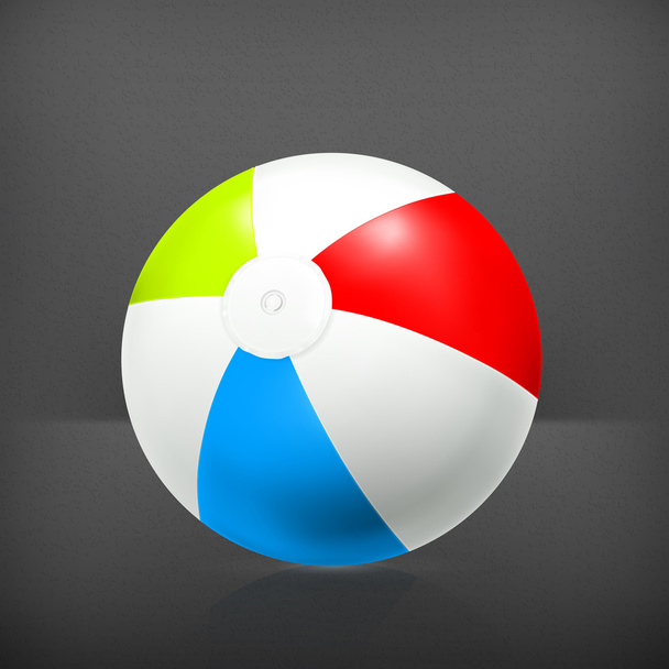 Beach ball, vector - Vetor, Imagem