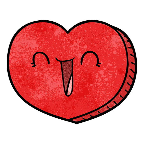 διανυσματική απεικόνιση της καρδιάς κινουμένων σχεδίων - Διάνυσμα, εικόνα