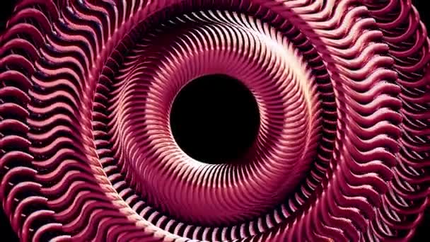 Fluide mouvement rotatif rouge chaîne oeil cercles boucle sans couture animation 3d motion graphiques fond nouvelle qualité industrielle techno construction futuriste cool agréable joyeuse vidéo
 - Séquence, vidéo