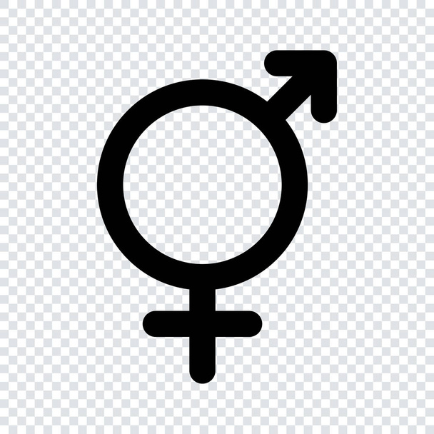 Des icônes sexuelles. Signes masculins et féminins. Symboles de genre
 - Vecteur, image