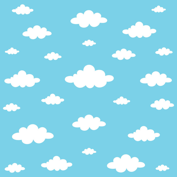 Векторна ілюстрація фону хмар
 - Вектор, зображення