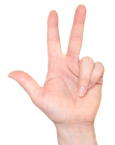 ASL Número 3
 - Foto, Imagem