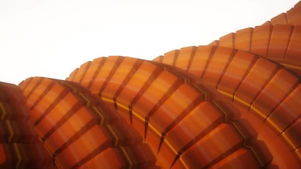 slang worm wervelkolom zoals 3D-versnellingen Roterende mechanisme naadloze loops abstracte animatie achtergrond nieuwe kwaliteit kleurrijke cool leuke mooie videobeelden - Video