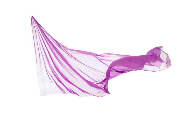 flying fabric separated on white background. - Foto, Imagen
