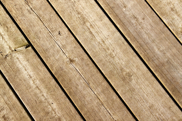 ξεπερασμένο decking σανίδες ξύλου. - Φωτογραφία, εικόνα