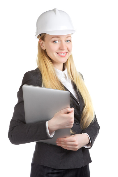 Engineer Woman With Laptop - Photo, image