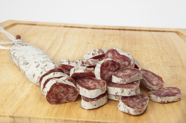 Iberische salami - Foto, afbeelding