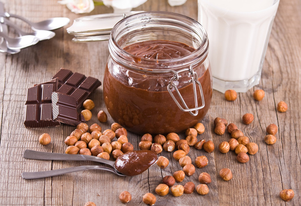 Chocolate hazelnut spread. - Photo, Image