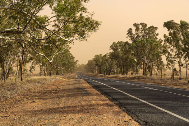 Nueva Gales del Sur jalá Tormenta de polvo cerca de Temora
 - Foto, imagen