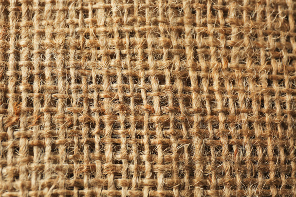 Sackcloth texture as background - Фото, изображение