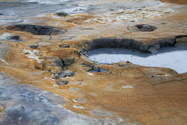 namafjall obszar geotermalny, Islandii - Zdjęcie, obraz