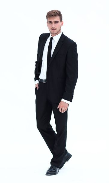 portrait in full length of serious young businessman. - Foto, Bild