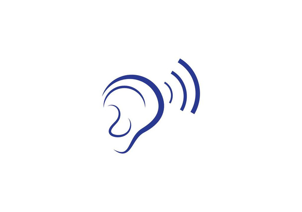 Το πρότυπο λογότυπο ακοής  - Διάνυσμα, εικόνα