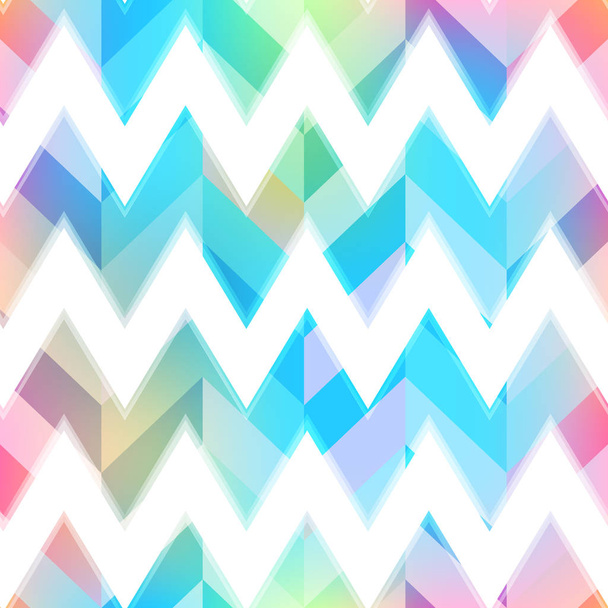 Colored zigzag seamless pattern - Vector, Image