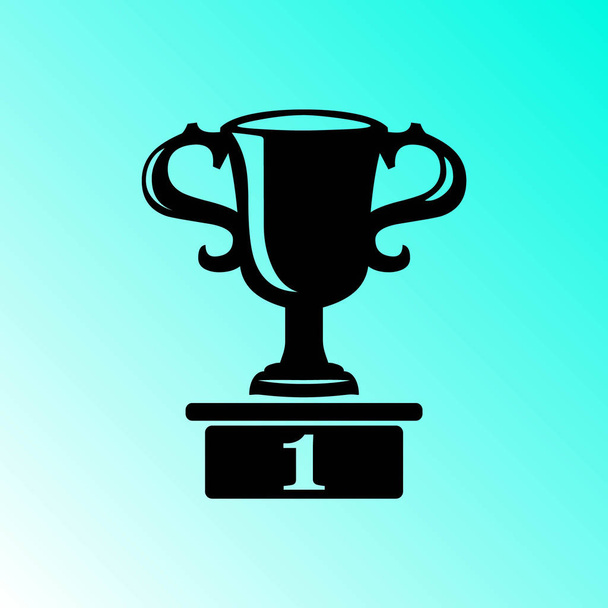 Champions cup vector icon - Vector, Image