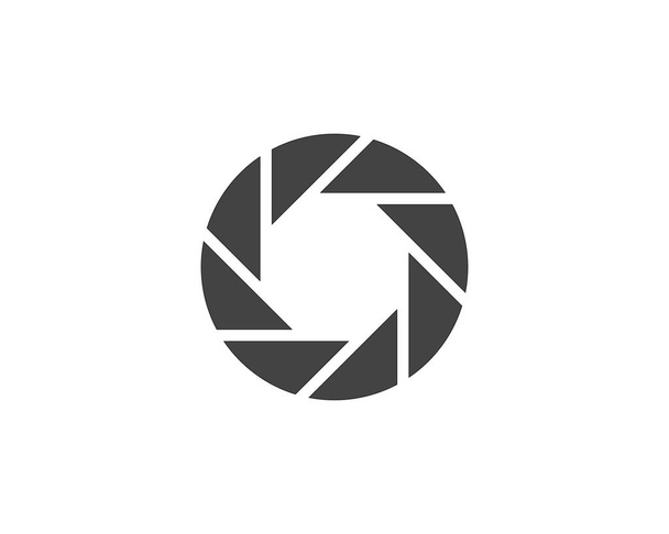 写真のロゴのデザイン テンプレート - ベクター画像