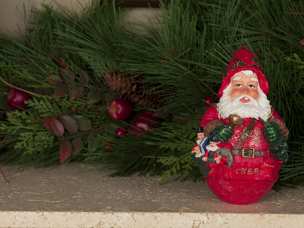 Seramik Noel Baba süsleme - Fotoğraf, Görsel