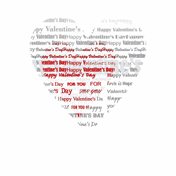 Valentine 's Day Heart
 - Вектор,изображение