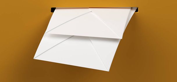 Lettres postales dans la boîte aux lettres
 - Photo, image